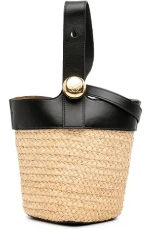 Loewe Pre-owned, Dame, , ONE SIZE, Uld, Pre-owned Rattan skuldertasker