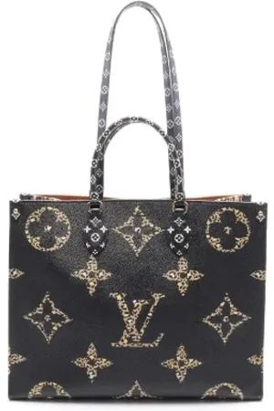 LOUIS VUITTON Pre-owned, Dame, Flerfarvet, ONE SIZE, Uld, Pre-owned canvas tasker