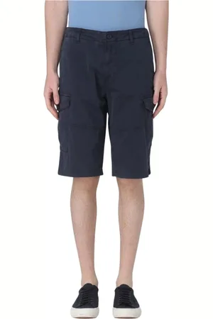 Blauer Shorts, Herre, Blå, W38, Allround Cargo Shorts med Flere Lommer