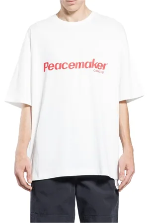 OAMC Top, Herre, Hvid, 2XL, Bomuld, Fred Blomst T-shirt