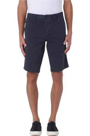 Blauer Shorts, Herre, Blå, W32, Bomuld, Blå Bomuldsshorts til Mænd