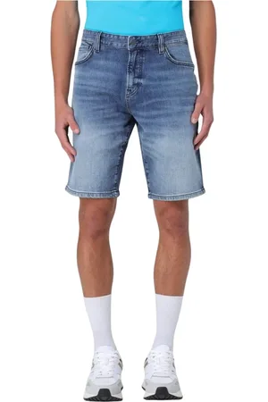 HUGO BOSS Shorts, Herre, Blå, W40, Denim, Moderne Blå Afslappede Shorts