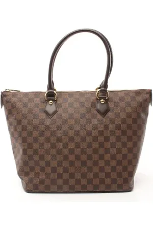 LOUIS VUITTON Pre-owned, Dame, Brun, ONE SIZE, Tyl, Pre-owned canvas tasker