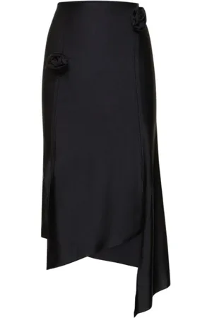COPERNI Nederdel, Dame, Sort, M, Sort Asymmetrisk Blomst Nederdel