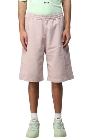 Msgm Shorts, Herre, , S, Bomuld, Panel Sweatshorts til Mænd