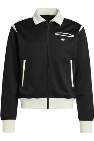 adidas Sweathshirts & Hoodies, Herre, Sort, M, Bomuld, Premium Track Top Sort Klassisk Jakke