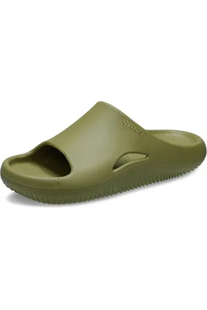 Crocs Sko, Herre, Grøn, 39 EU, Mellow Slide i Olivengrøn