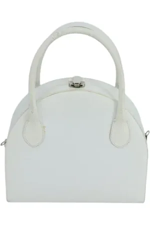 Fendi Pre-owned, Dame, Hvid, ONE SIZE, Uld, Pre-owned Laeder fendi-tasker