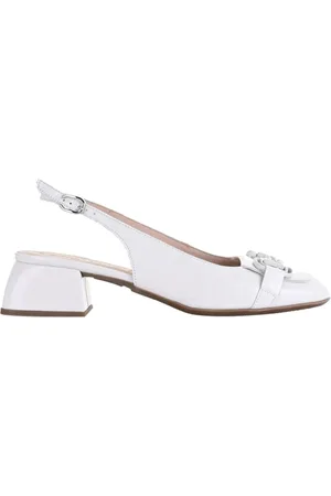 Wonders Sko, Dame, Hvid, 40 EU, Læder, Hvide Hæle Pumps Elegant Stil