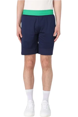 Lacoste Shorts, Herre, Blå, M, Polyester, Blå Atletisk Performance Sport Shorts