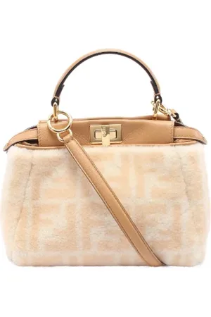 Fendi Pre-owned, Dame, , ONE SIZE, Uld, Pre-owned Laeder hndtasker