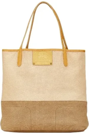 Burberry Pre-owned, Dame, , ONE SIZE, Tyl, Pre-owned Canvas totes