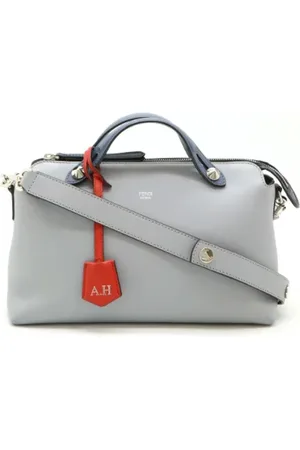 Fendi Pre-owned, Dame, Grå, ONE SIZE, Uld, Pre-owned Laeder fendi-tasker