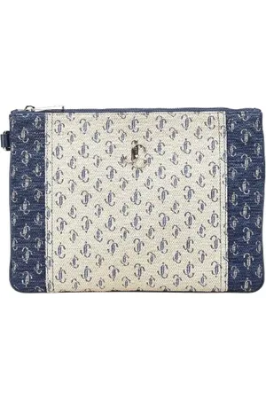 Jimmy Choo Pre-owned, Dame, , ONE SIZE, Tyl, Pre-owned Canvas clutches