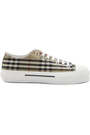 Burberry Sko, Herre, , 45 EU, Bomuld, Vintage Check Sneakers