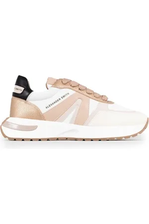Alexander Smith Sko, Dame, Flerfarvet, 38 EU, Platform Sneakers - Hvid