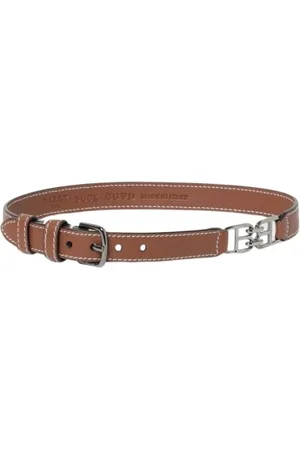 Bally Tilbehør, Dame, Brun, ONE SIZE, Læder, Læderbælte med Metalspænde