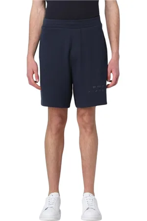 Armani Exchange Shorts, Herre, Blå, L, Uld, Grønne Mænds Stilfulde Shorts