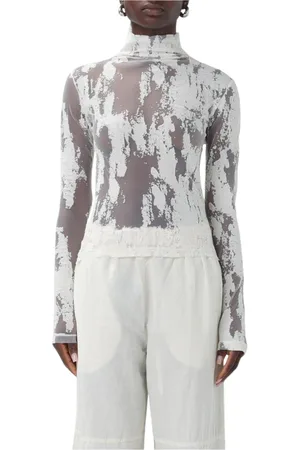 Acne Studios Top, Dame, , M, High Neck Langærmet Top