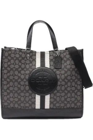 Coach Pre-owned, Herre, Grå, ONE SIZE, Uld, Pre-owned canvas håndtasker