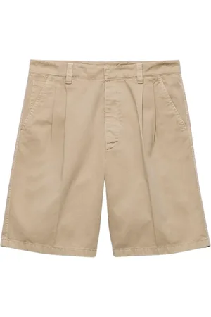 Prada Shorts, Herre, , L, Elegant Straight-Leg Bukser med Lommer