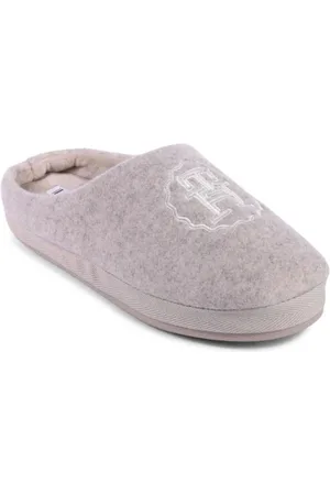 Tommy Hilfiger Sko, Dame, , 39 1/2 EU, Uld, Broderet Logo Uld Tøfler