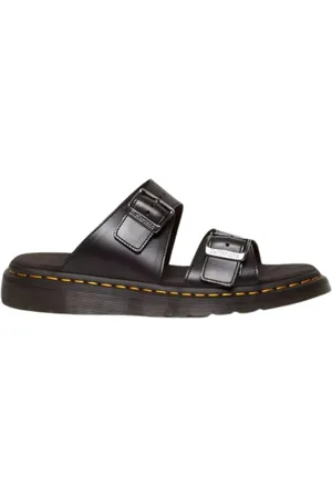 Dr. Martens Sko, Herre, Sort, 41 EU, Læder, Sliders