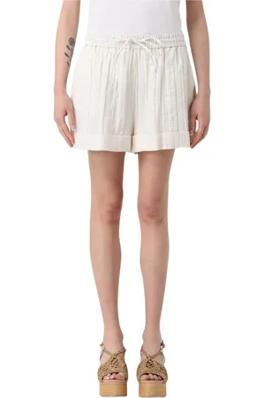 Twin-Set Shorts, Dame, Hvid, S, Uld, Elegant Hvid Kvindes Kort