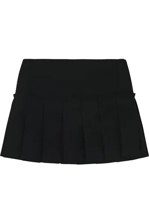 Alexander McQueen Nederdel, Dame, Sort, M, Uld, Sort uldnederdel lavet i Italien