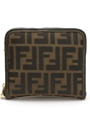 Fendi Pre-owned, Dame, Brun, ONE SIZE, Uld, Pre-owned Canvas fendi-tasker
