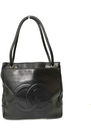 CHANEL Pre-owned, Dame, Sort, ONE SIZE, Uld, Pre-owned Laeder totes