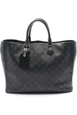 LOUIS VUITTON Pre-owned, Herre, Sort, ONE SIZE, Læder, Pre-owned canvas tasker