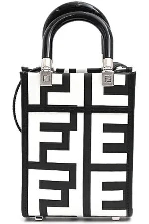 Fendi Pre-owned, Dame, Hvid, ONE SIZE, Uld, Pre-owned Laeder fendi-tasker