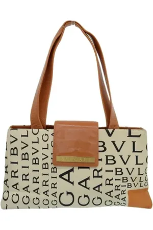 Bvlgari Pre-owned, Dame, , ONE SIZE, Uld, Pre-owned Canvas skuldertasker