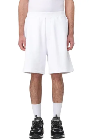 Dsquared2 Shorts, Herre, Hvid, M, Uld, Stilfulde Grønne Herreshorts