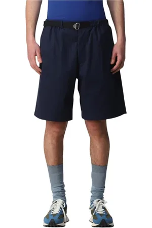Kenzo Shorts, Herre, Blå, M, Uld, Stilfulde Logo Detalje Casual Shorts