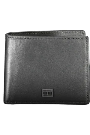 Tommy Hilfiger Tilbehør, Herre, Sort, ONE SIZE, Uld, Herre Pung Sort Kort Logo