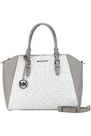 Michael Kors Pre-owned, Dame, Hvid, ONE SIZE, Pre-owned Laeder hndtasker