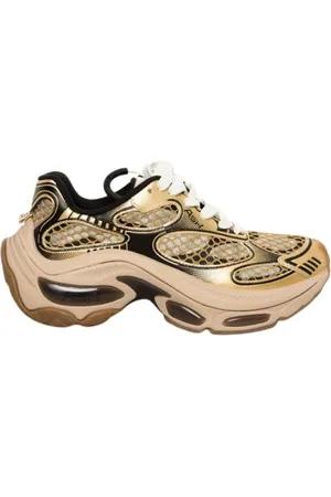 Ash Sko, Dame, Gul, 38 EU, Uld, Dragon Glamour Sneakers Guld/Sort
