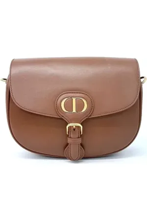 Dior Pre-owned, Dame, Brun, ONE SIZE, Tyl, Pre-owned Laeder dior-tasker