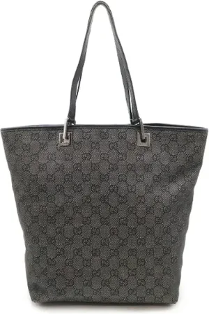 Gucci Pre-owned, Dame, Sort, ONE SIZE, Denim, Pre-owned Denim totes