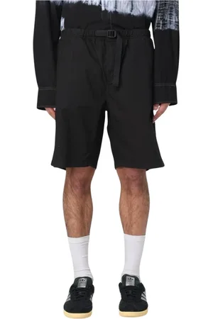 Msgm Shorts, Herre, Sort, L, Bomuld, Sorte Casual Shorts med Bælte