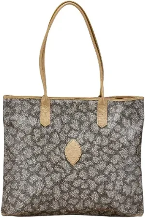 Saint Laurent Pre-owned, Dame, Flerfarvet, ONE SIZE, Tyl, Pre-owned Laeder totes