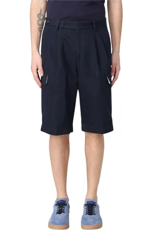PT Torino Shorts, Herre, Blå, L, Bomuld, Marineblå Cargo Shorts med Lommer