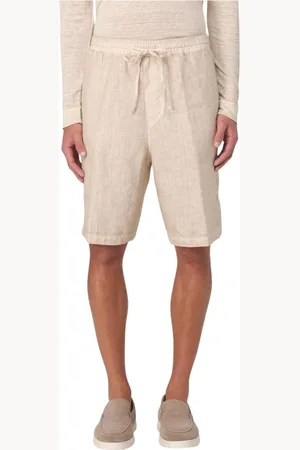 120% Lino Shorts, Herre, , S, Linned, Åndbare Linned Shorts Med Afslappet Pasform