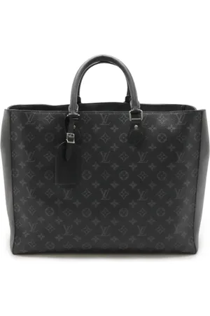 LOUIS VUITTON Pre-owned, Herre, Sort, ONE SIZE, Læder, Pre-owned Canvas totes