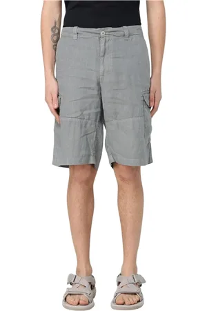 Blauer Shorts, Herre, Grå, W36, Uld, Blå Cargo Shorts Stilfuld og alsidig