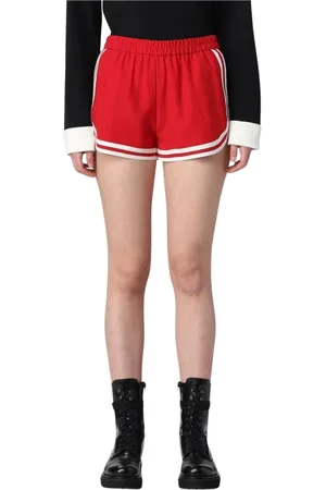 RED Valentino Shorts, Dame, Rød, XS, Uld, Elegant og stilfulde shorts til kvinder