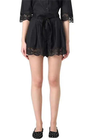 Twin-Set Shorts, Dame, Sort, 2XS, Sort Kvindesæt