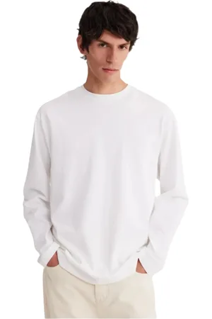 Rohe Sweathshirts & Hoodies, Herre, Hvid, XL, Bomuld, Oversized Langærmet Hvid Skjorte